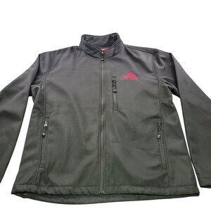 Canada Athletics Black Jacket XL Mens Full Zip Pockets Fleece Lined adjust Hem